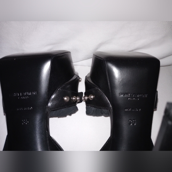 Saint Laurent 105mm Alice Bow Sandals Women's Size: E-35/US-5 - Picture 15 of 15